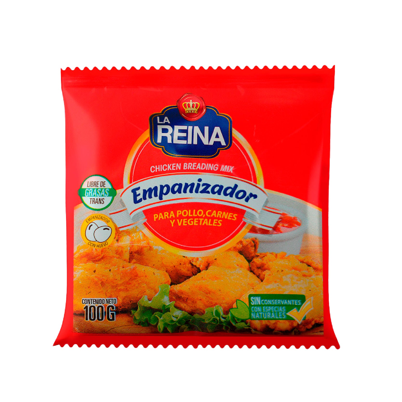 LA REINA EMPANIZADOR DE POLLO Y VEGETALES 100GR