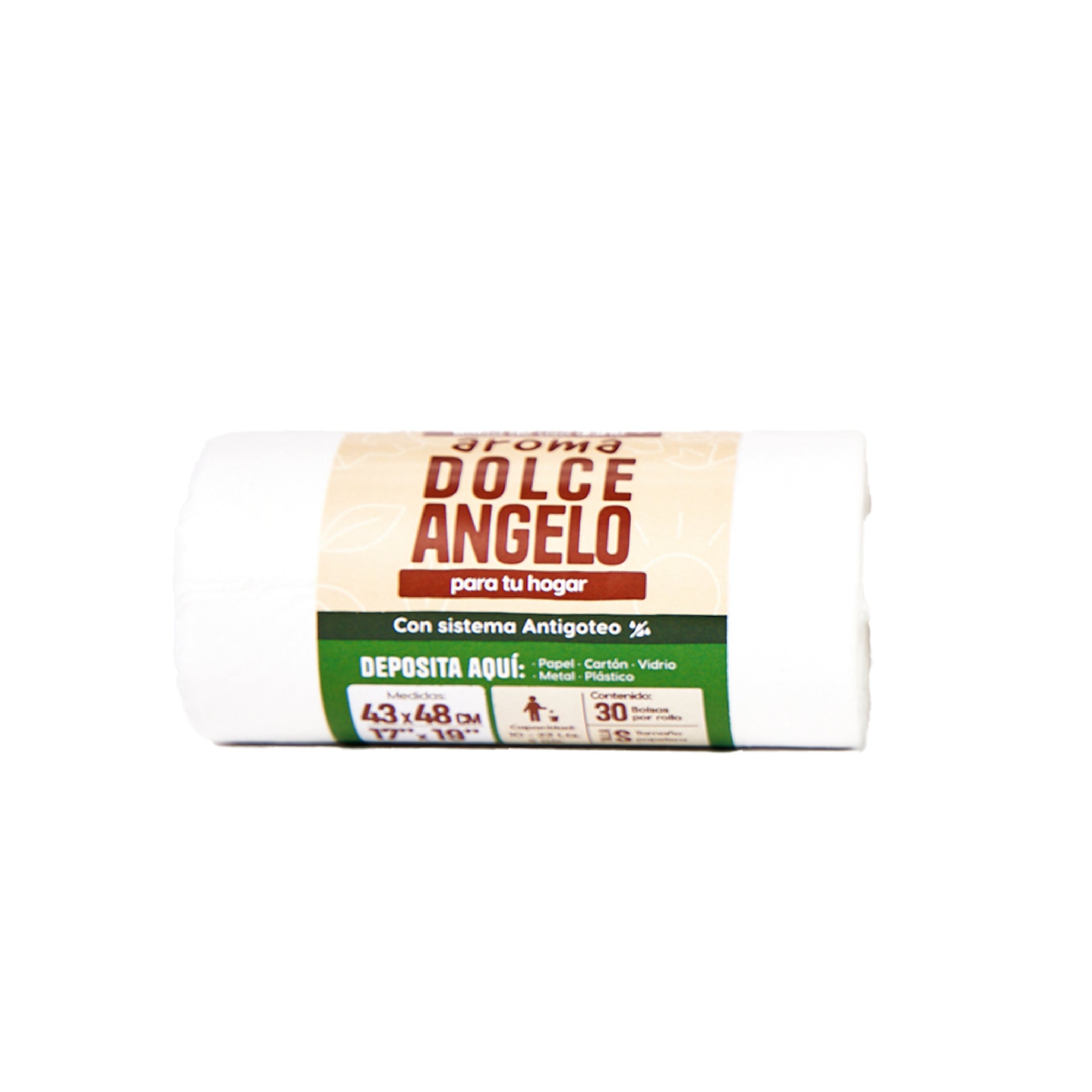 EKUOX ROLLO BOLSAS PAPELERA CON AROMA A VAINILLA