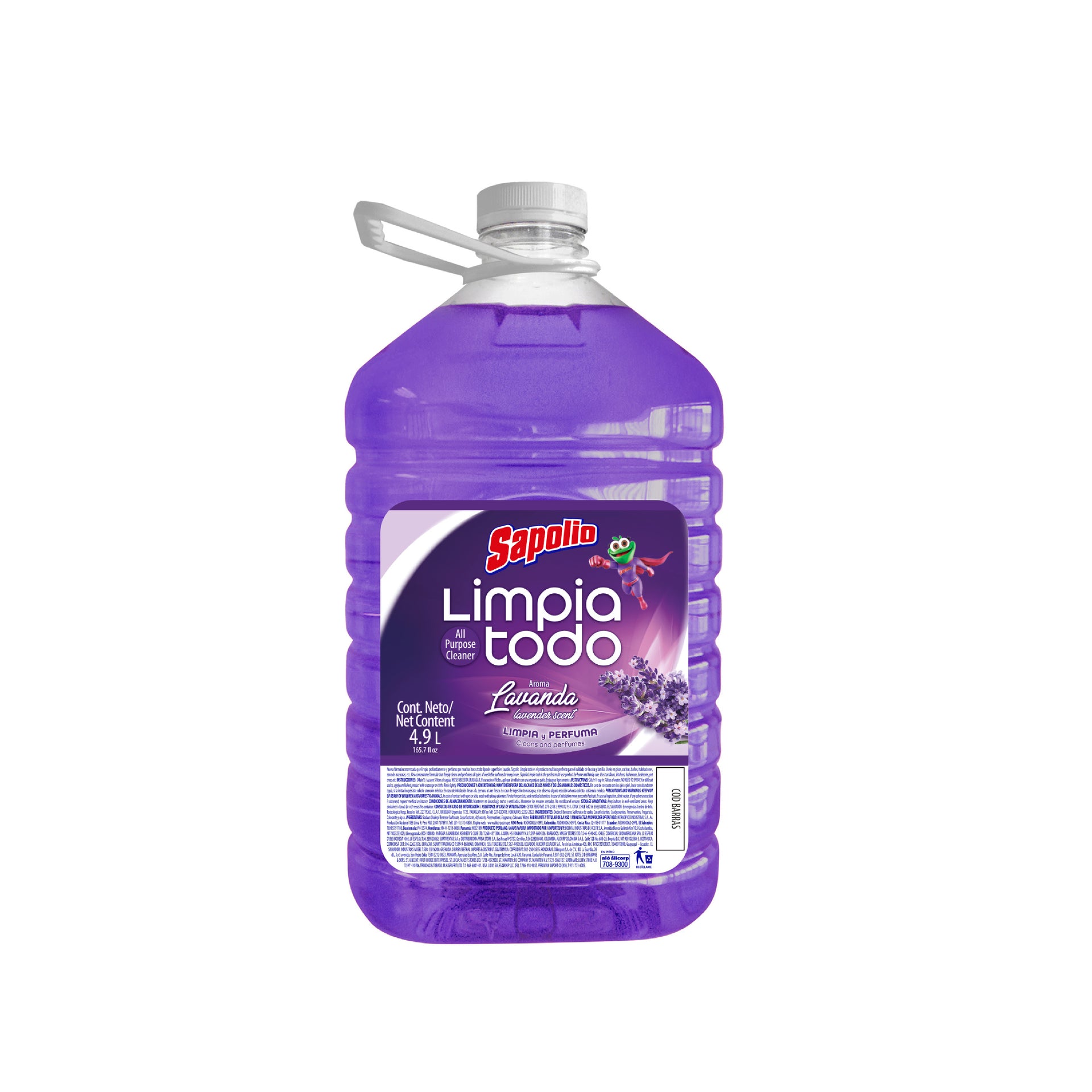 SAPOLIO LIMPIATODO LAVANDA 4.9L