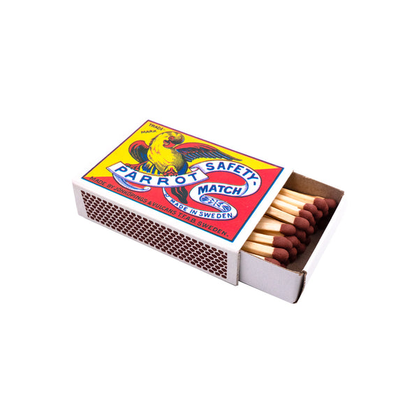 PARROT FÓSFOROS DE MADERA PAQUETE DE 10 UNIDADES